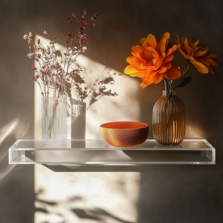 acrylic_floating_shelf organizer